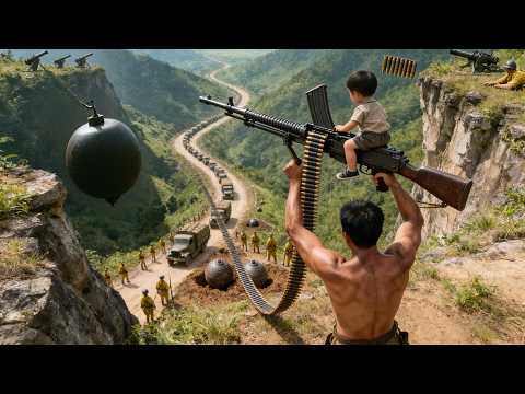 Latest Movie: Japanese Soldiers Seize Child's Cow, He Lures Them into a Minefield ⚡#Action#AntiJapan