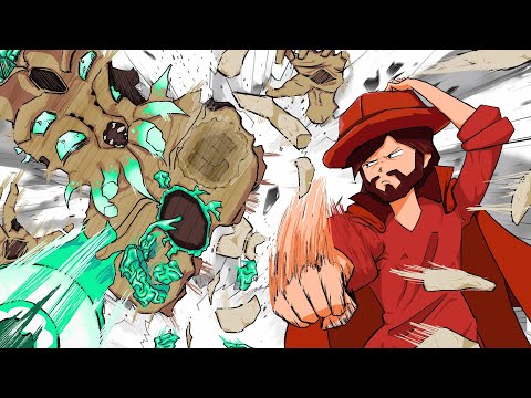 Beating Terraria but EVERYTHING is one shot