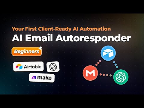 How to Create an AI Email Autoresponder [make, airtable, chatgpt]