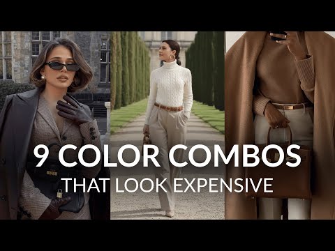 9 color combos that look expensive and chic - for elegant and classy women