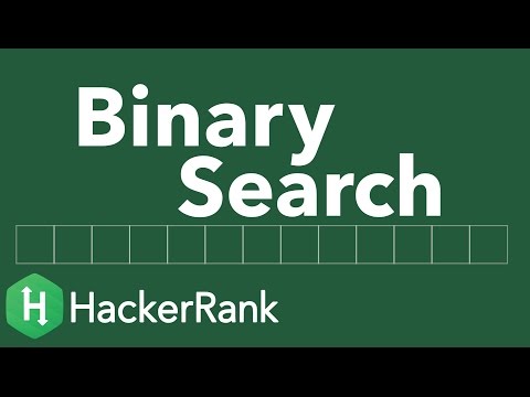 Algorithms: Binary Search