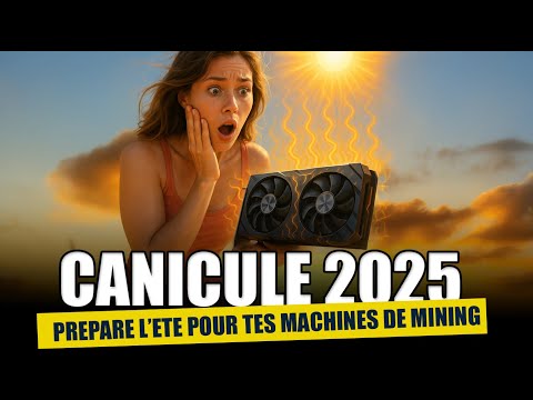 Canicule 2025 : comment garder vos machines de minage au frais (guide complet)