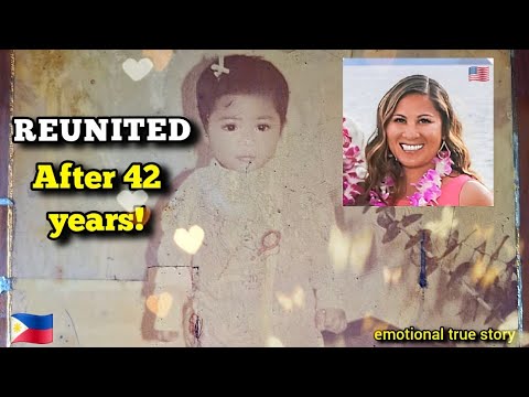 Adopted baby flown to America, REUNITED with family in Philippines π΅π 42 years!