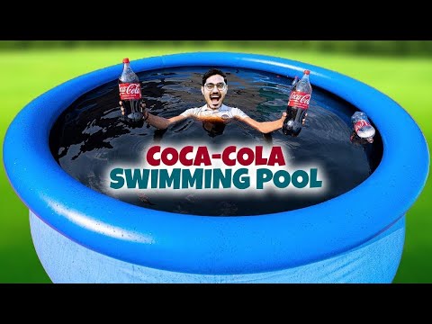 We Made Biggest Coca Cola Swimming Pool😱   क्या कोका कोला में नहाके मैं काला हो जाऊँगा 😅