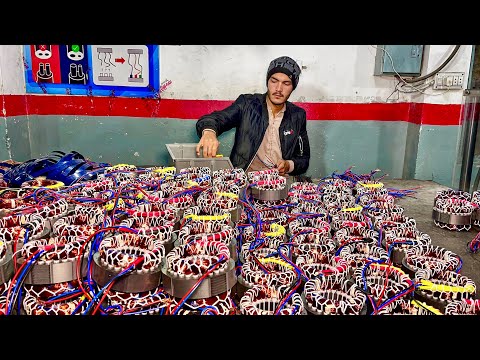 Incredible Mass Production Of Pedestal Fans in The Factory | Skills Panda 2.0