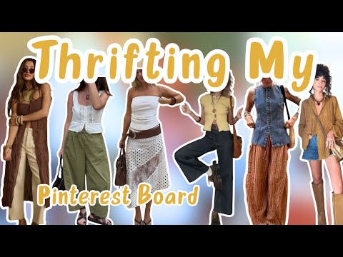 Thrifting My Boho Pinterest inspo (on a $100 budget!)