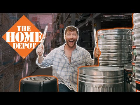 Music producer remakes Home Depot theme song (in the store)