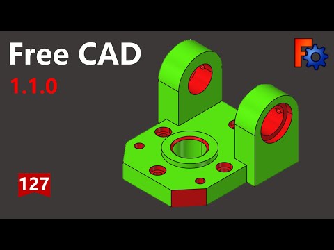FreeCAD 1.1.0dev Tutorial for beginners,basic model exercise-127
