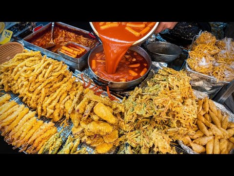 줄 서는 이유가 있다!! 365일 난리도 이런 난리가 없는 시장통 떡볶이?! Korean street food