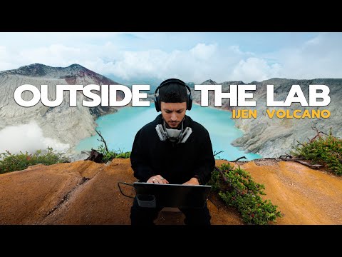 Colour grading FPV Drone videos on top of a Volcano | Outside the Lab
