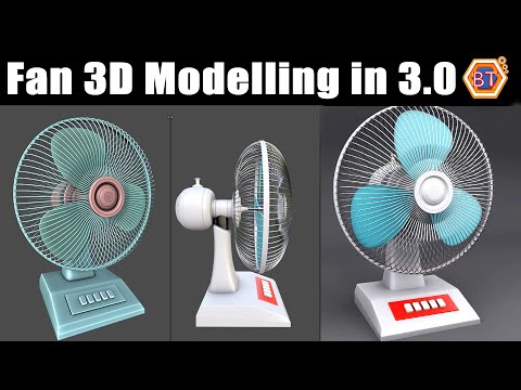 Blender Modeling Tutorial | Fan | 3.0