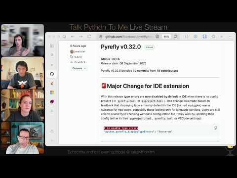 Pyrefly: Fast, IDE-friendly typing for Python - Talk Python to Me Ep. 523