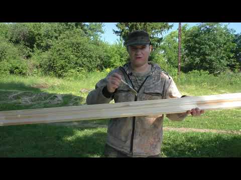 Как сделать деревянную раму на картину из обычного плинтуса. Художник Ревякин