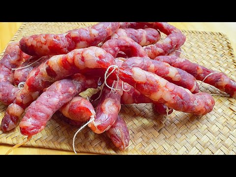 夏天也能做出和冬天一样的广味腊肠，配方做法手把手教你，超级香【爱做饭的多多妈】