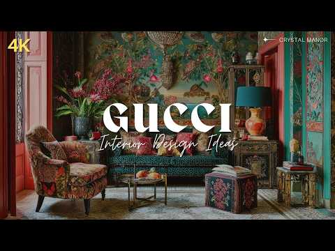 Gucci-Inspired Glamorous Interiors: Infusing Maximalist Storytelling into High-End Homes