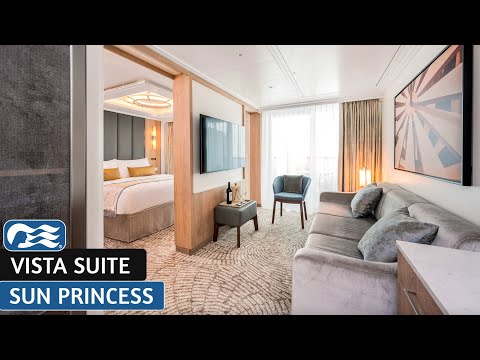 Sun Princess | Vista Suite Full Walkthrough Tour | Princess Cruises | 2025 | 4K