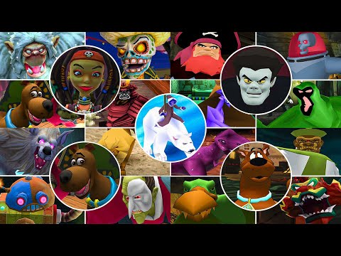 Scooby-Doo Games - All Bosses (No Damage) & Ending | 4K 60FPS