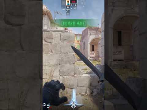 how did this hit him??? #gaming #csgo #csgoclips