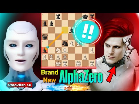 BRAND NEW ALPHAZERO Played Stockfish 18 Where He Brilliantly Sacrificed His Bishop | Chess Game
