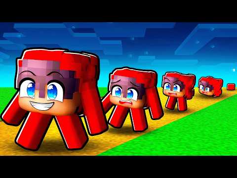 Evolving as a Blob in Minecraft