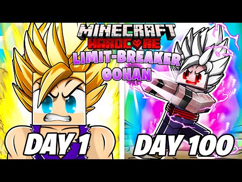 I Played Minecraft Dragon Block C As LIMIT-BREAKER GOHAN For 100 DAYS… This Is What Happened