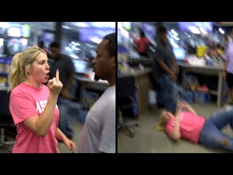 Karen Picked A FIGHT and Got KNOCKED OUT COLD!