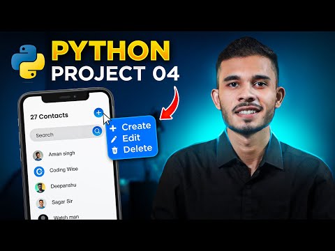 Contact Book App in Python | Python for Beginners | #project11