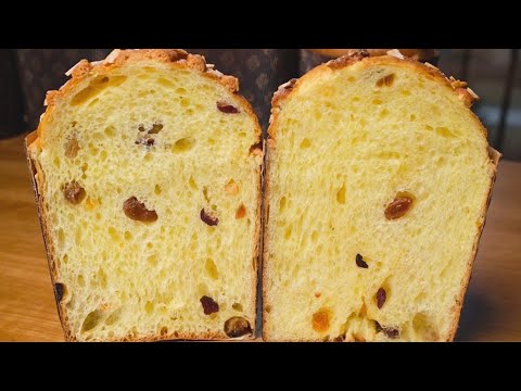 「潘纳托尼」从头开始做潘纳托尼，手揉版本&厨师机版本都有哦~【为珊妮做面包】