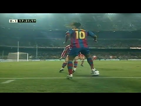 Nobody has matched Ronaldinho's magic at Barcelona 👑