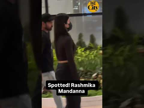 Rashmika Mandanna at the airport