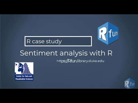 Sentiment analysis with tidytext (R case study, 2021)