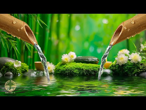 Soothing Music + Water Sounds 🍃 Relaxing Music for Stress Relief, Spa Music Relaxation, Deep Sleep