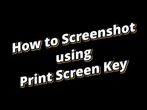 How to Screenshot on Windows using Print Screen Key
