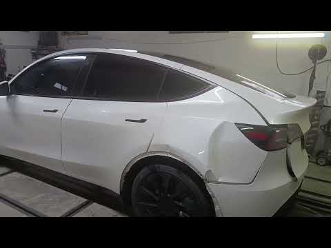 Tesla Model Y Wing and Side Member Restoration