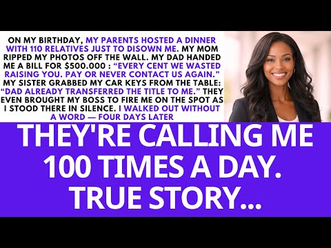 On My Birthday, My Parents Organized A Family Dinner With 110 Relatives Just To Publicly Disown…