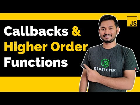 Higher Order Functions and Callbacks in JavaScript | The Complete JavaScript Course | Ep.35