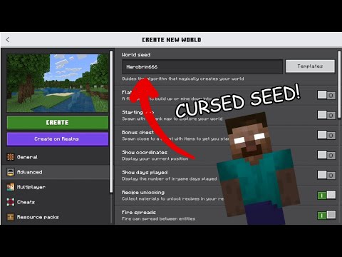 I Explored a Cursed Minecraft Seed! (Herobrine666)