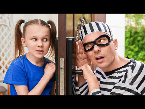 Stephi Stays Home Alone After School | Kids Learn Safety and Good Habits