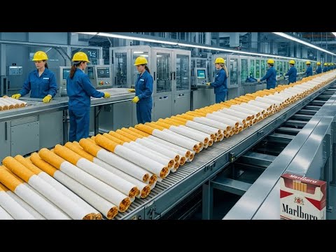 Inside the Factory Making 20,000 Cigarettes Every Hour (Full Process)