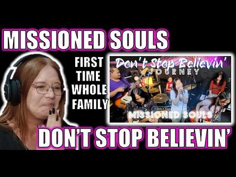 Ginger T Reacts to Missioned Souls FAMILY Cover of Don’t Stop Believin’ – WOW!!
