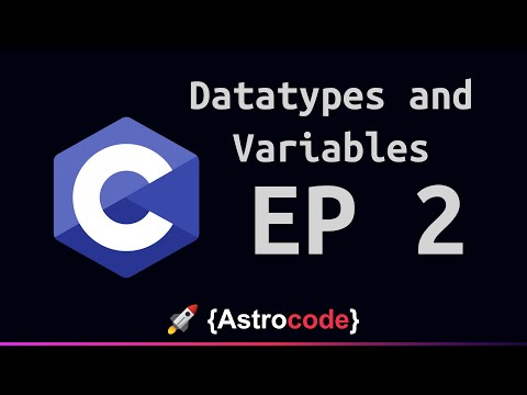 Variables and Datatype - C Programming Ep. 2
