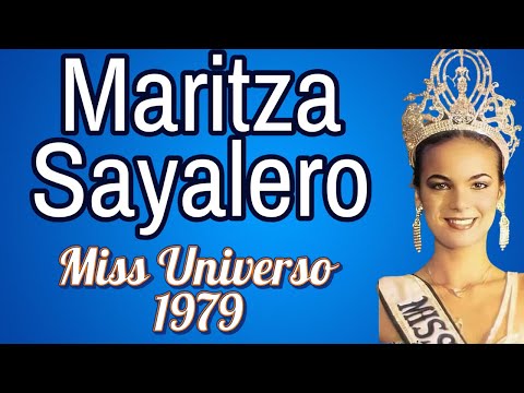 🎥✨ Maritza Sayalero: 👑| The first Venezuelan to win Miss Universe, and it was in 1979! 🇻🇪 ✨