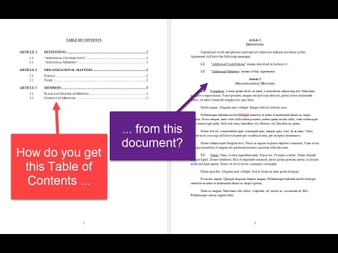 Creating a highly-customized TOC using table entry fields in #msword