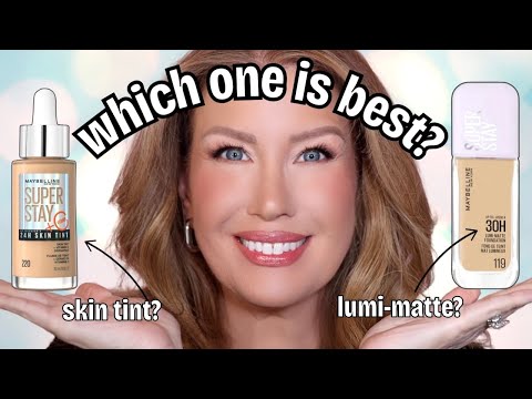 Maybelline Superstay Battle: Skin Tint or Lumi-Matte? (Review + All Day Wear Test)