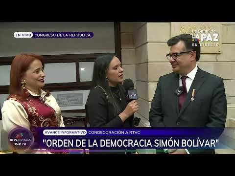 #EnVivo🔴 | Condecoración Orden de la Democracia Simón Bolívar al Sistema de Medios Públicos – RTVC