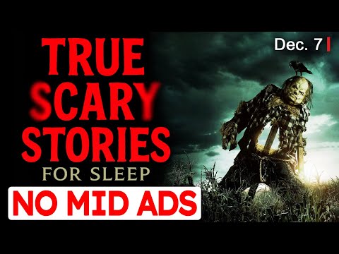 🛑 NO MID ADS 🛑 7 HOURS of TRUE Scary Stories for Sleep | Gentle Rain Sounds | Black Screen | Vol 65