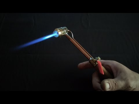 Powerful gasoline burner made with your own hands !!!