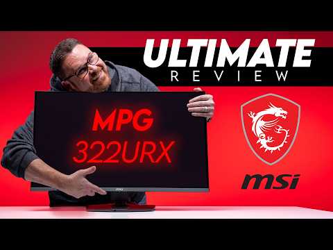 Is this a God Tier OLED? The MSI MPG 322URX 4K Gaming Monitor Review