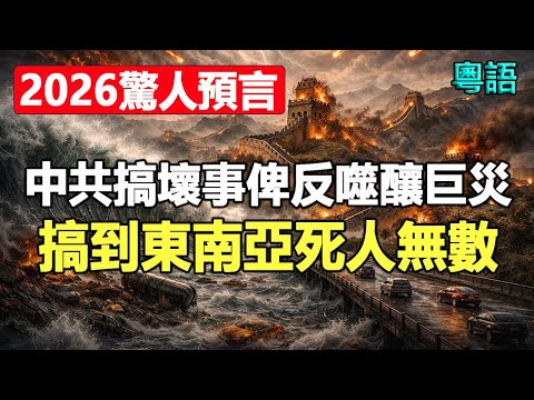 2026驚人預言：中共搞大壞事俾天反噬 東南亞釀出巨災 死人無數❗印度、泰國、尼泊爾巨震轟襲 廟宇震冧❗新馬德里斷層恐爆8.4級大地震❗意大利同日本裂成兩半❗屍袋滿街❗