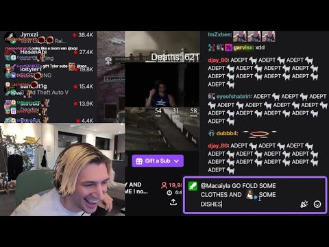 xQc Trash Talks Tyler1 & Macaiyla for 11 Minutes